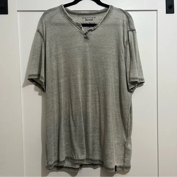 Venice Burnout Lucky Brand Thin XL Mens Green Tshirt - Picture 1 of 6